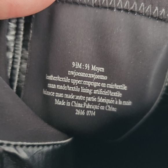 Nine West Black High Boots Size 9.5 - Picture 8 of 8